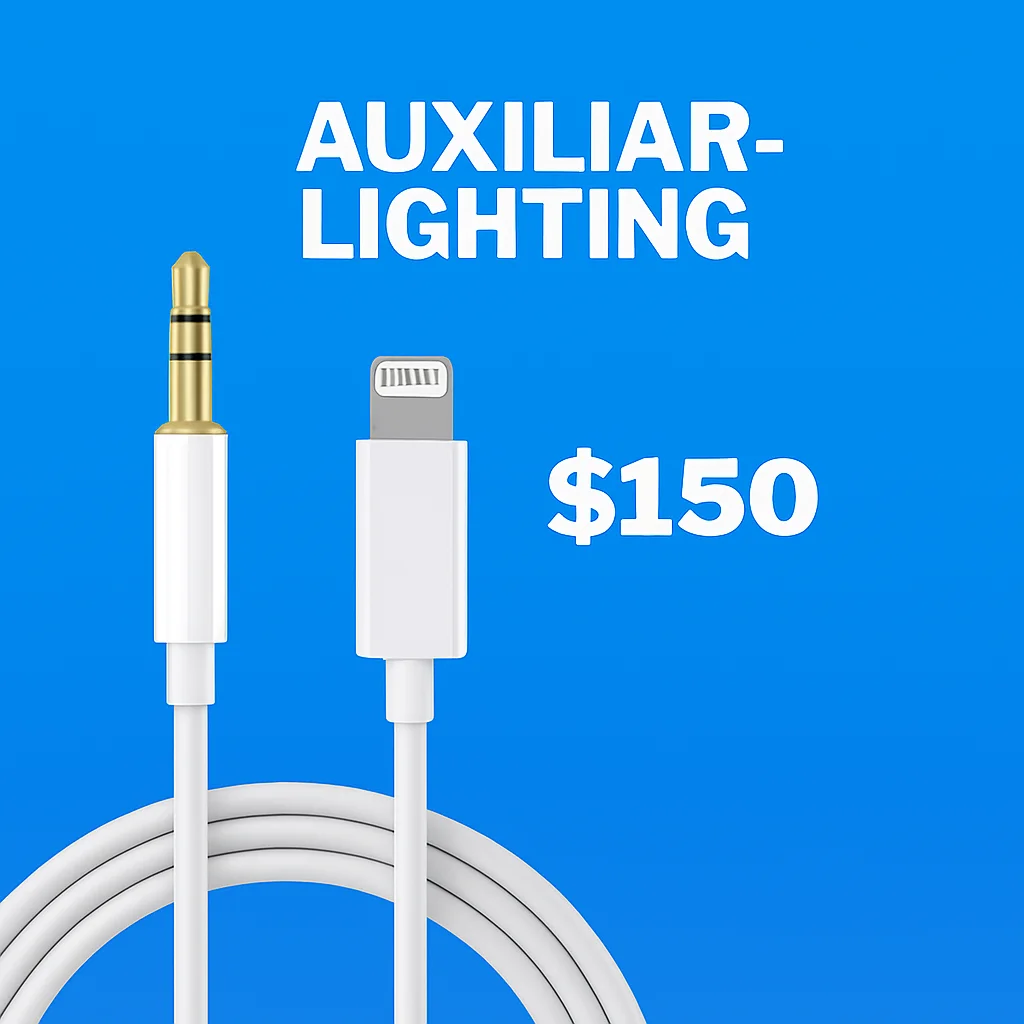 Cable Auxiliar - Ligthning